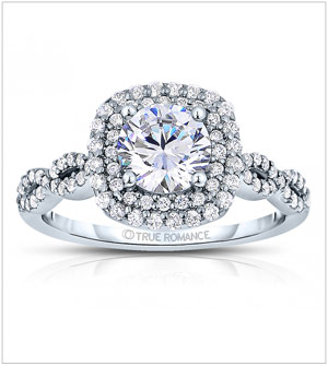 Cross Shank Diamond Rings At M & M Jewelers
