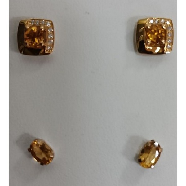 citrine earring