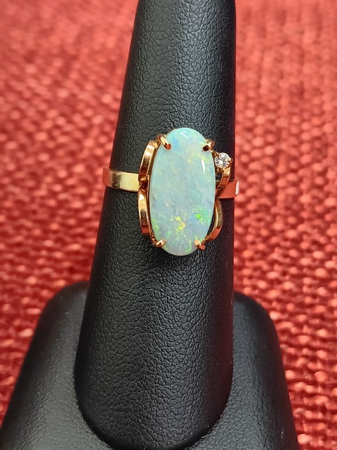 Oval Opal Ring