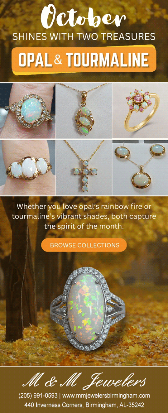 October Birthstone: Opal & Tourmaline