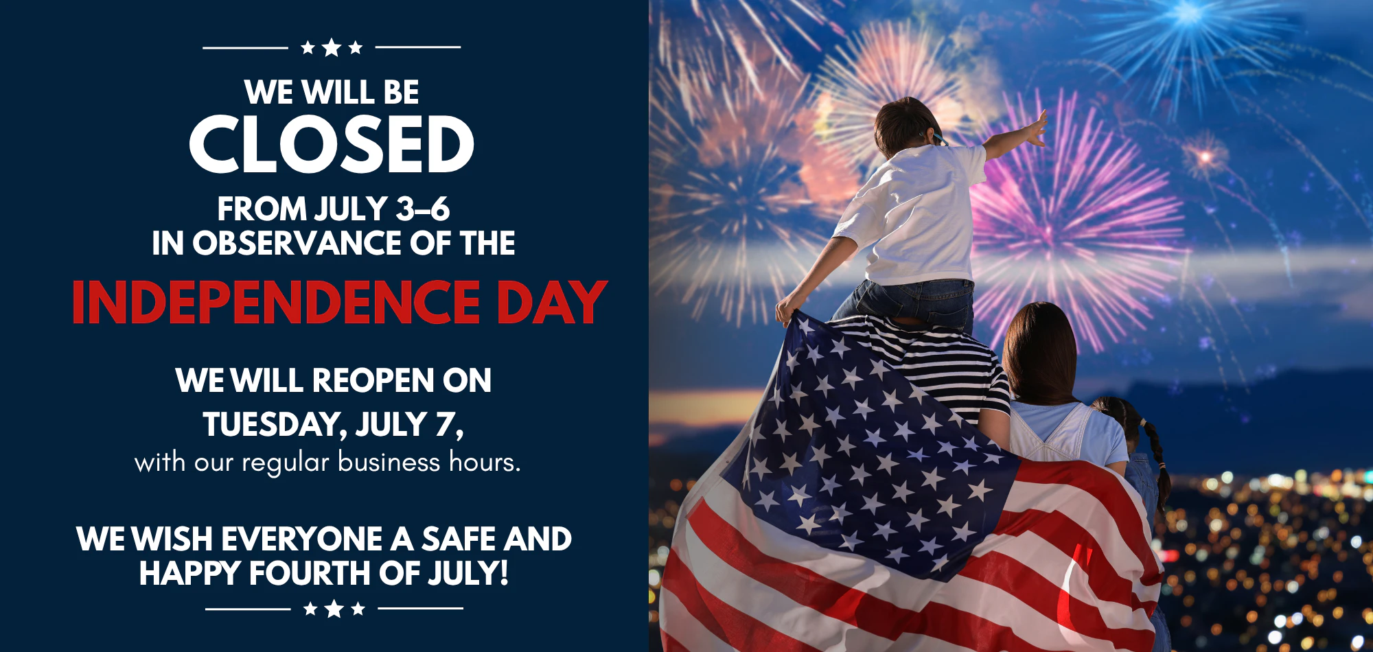 m and m jewelers 4th of july announcement