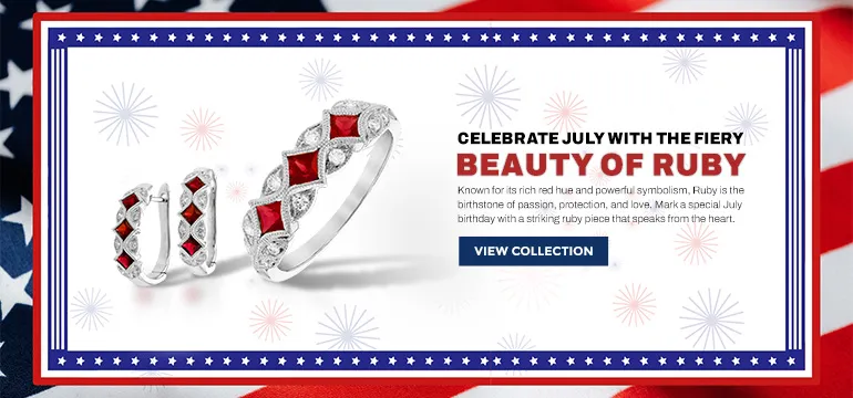 July Birthstone Jewelry at M and M Jewelers