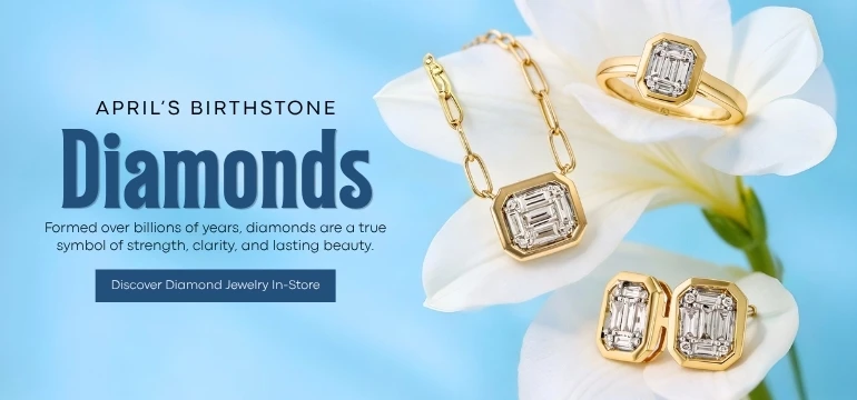 April Aquamarine Earrings at M and M Jewelers