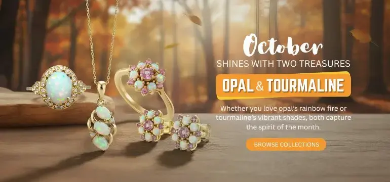 October Birthstone Collection at M and M Jewelers