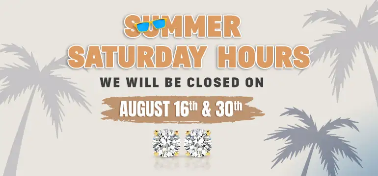 Summer Saturday Hours At M And M Jewelers