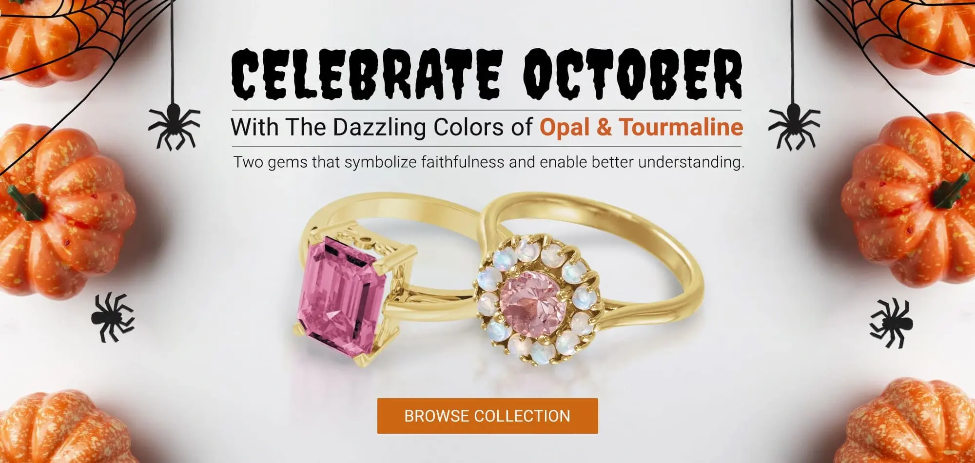 October Birthstones Collection at M and M Jewelers.