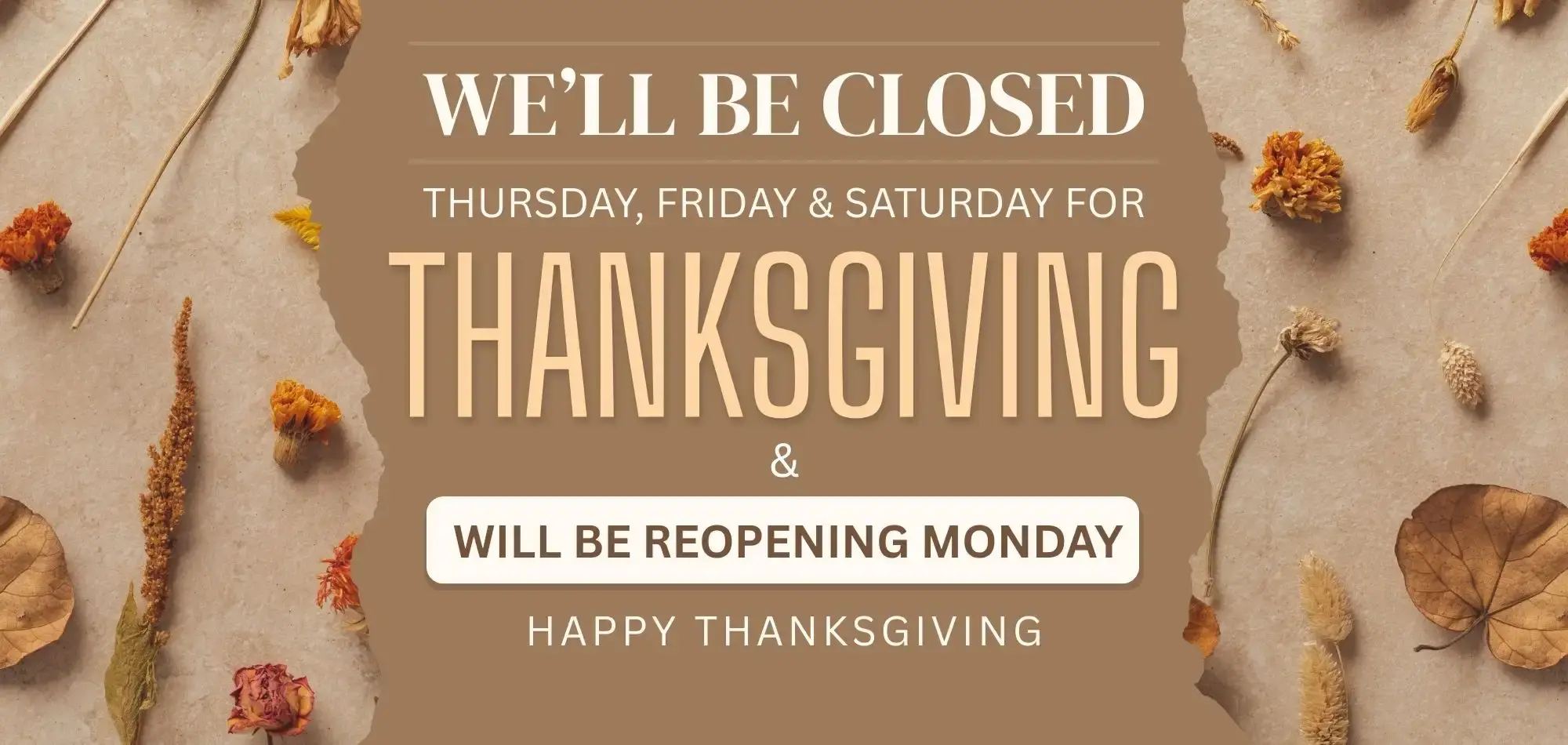 Store closed thanksgiving at m and m jewelers