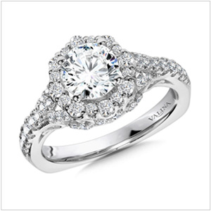 Halo Diamond Rings At M & M Jewelers